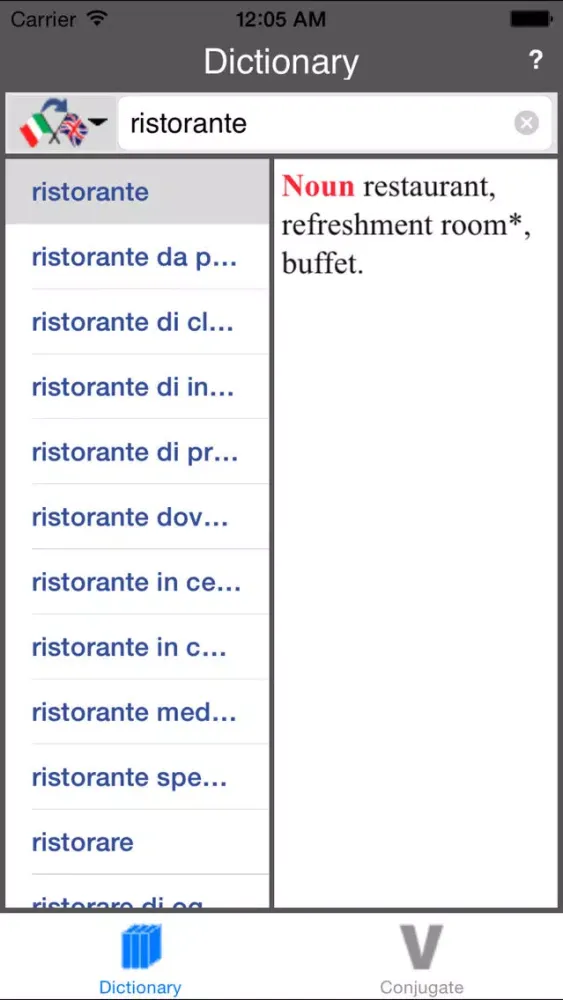 Italian Dictionary (Offline) Screenshots
