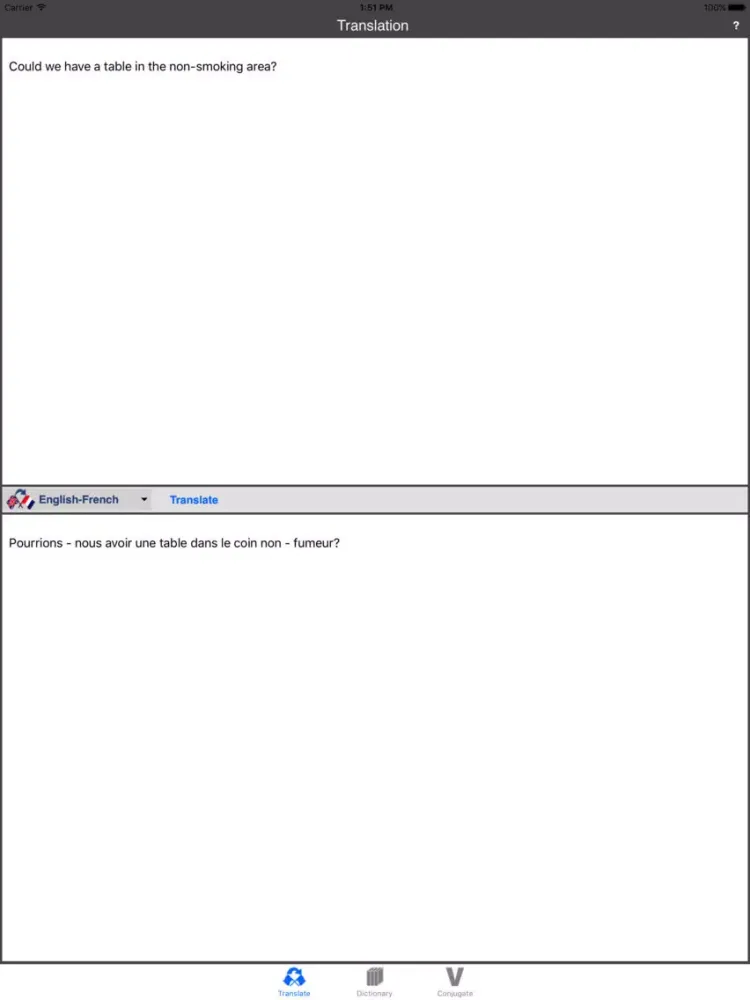 Capturas de pantalla de French Translator (Offline) iPad 