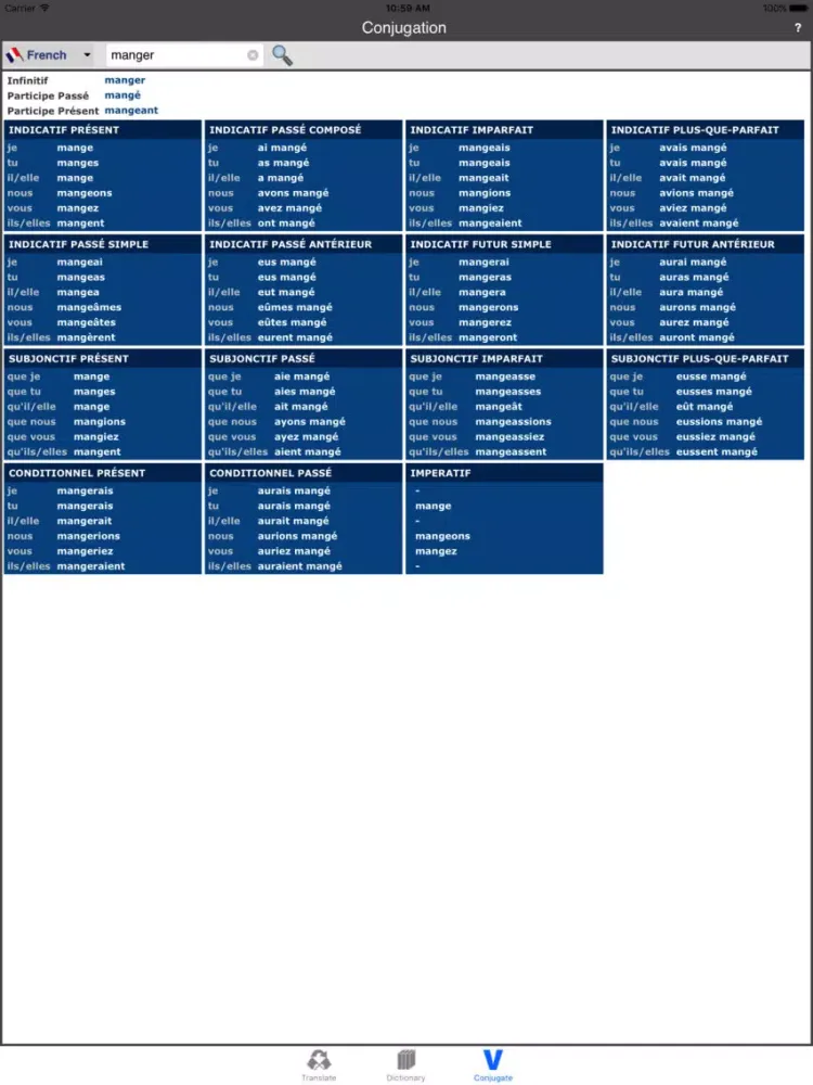 Capturas de pantalla de French Translator (Offline) iPad 