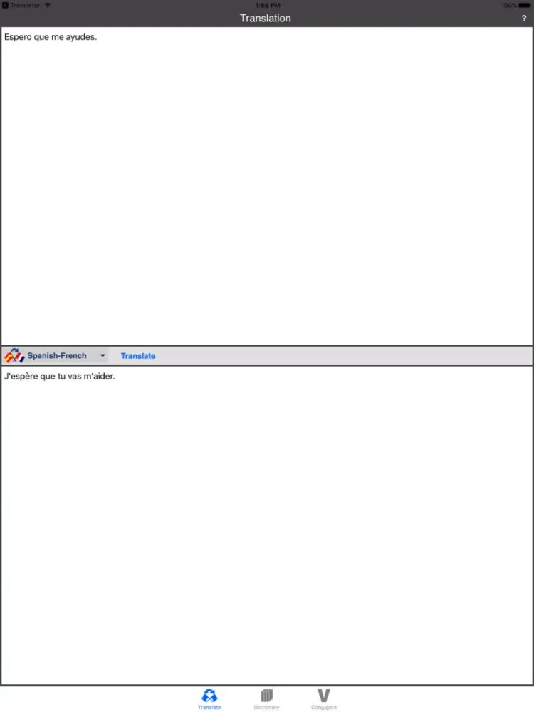 Capturas de pantalla de French Translator (Offline) iPad 