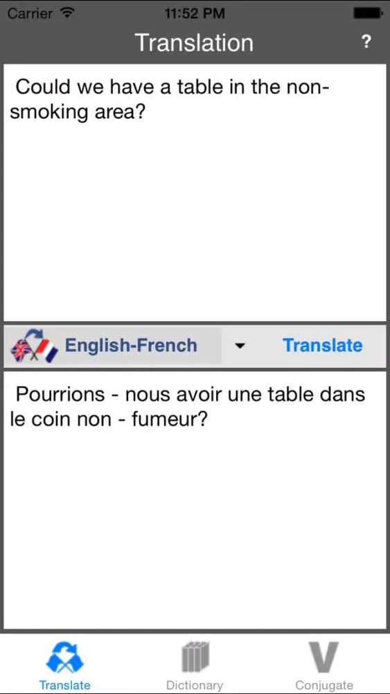 Capturas de pantalla de French Translator (Offline)