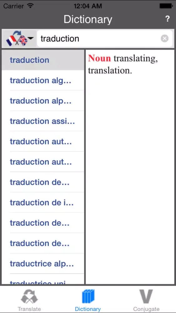 Capturas de pantalla de French Translator (Offline)