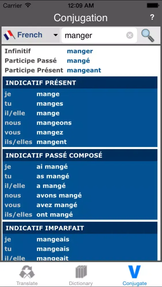 Capturas de pantalla de French Translator (Offline)
