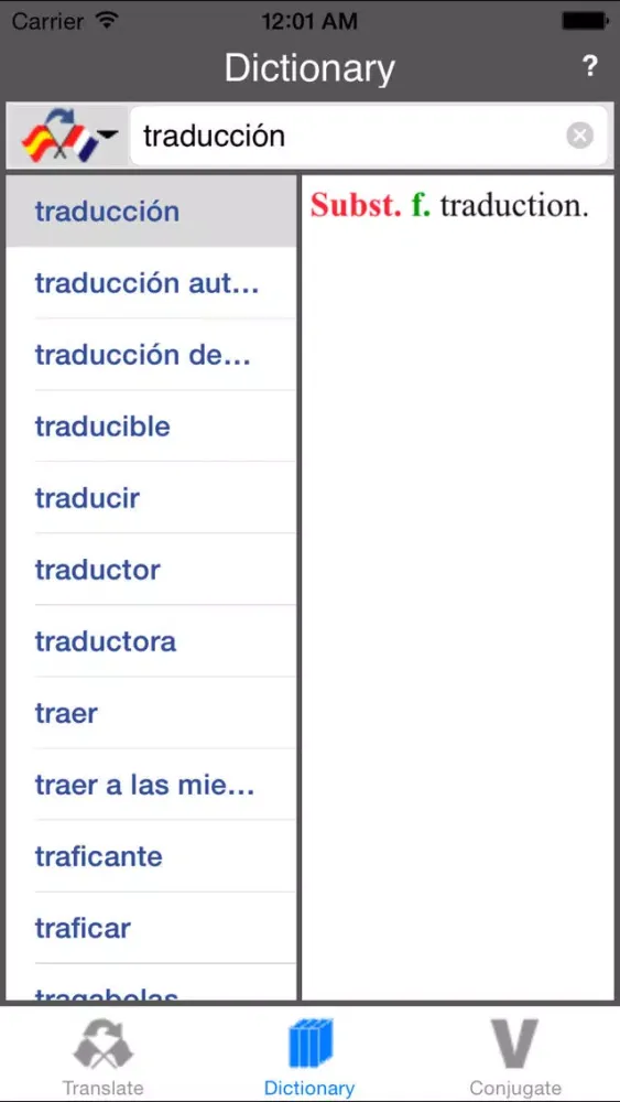 Capturas de pantalla de French Translator (Offline)