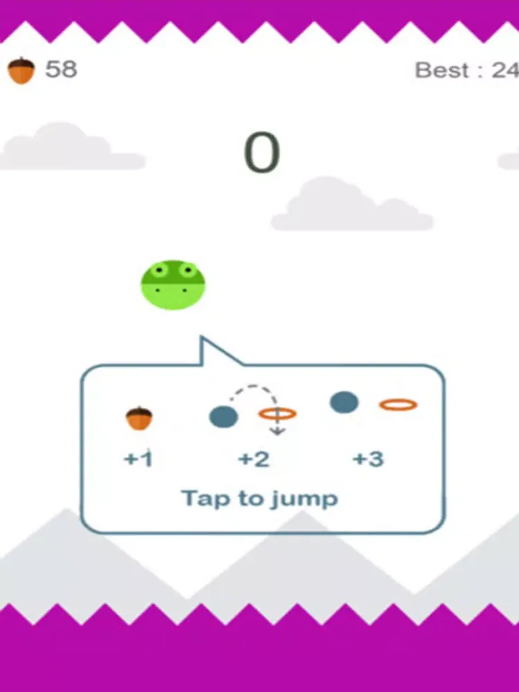 Screenshot di Hop in Endless Game - Ball jumping and tapping arcade games iPad 