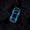 Neon Car Maze