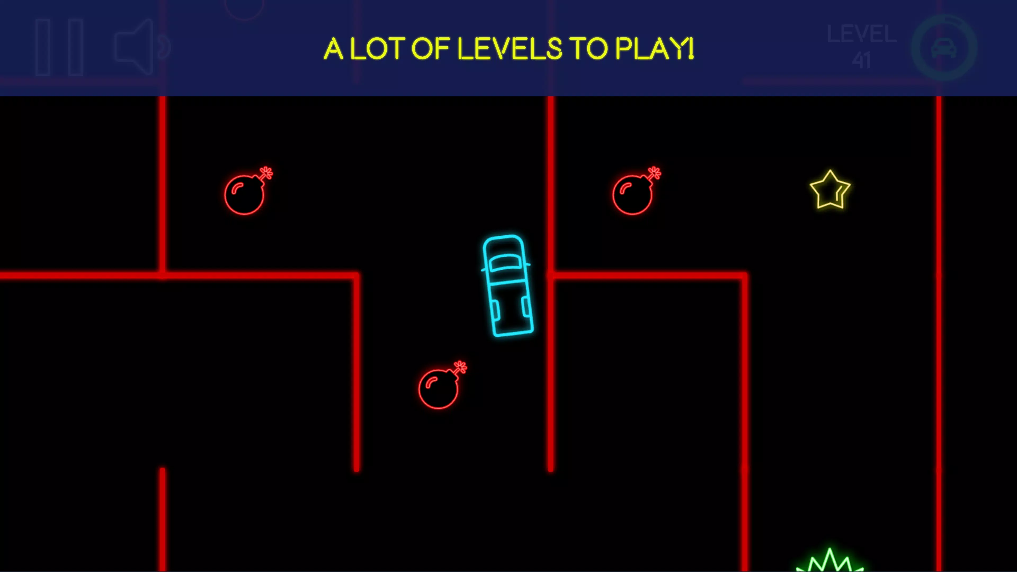 Neon Car Maze Screenshots