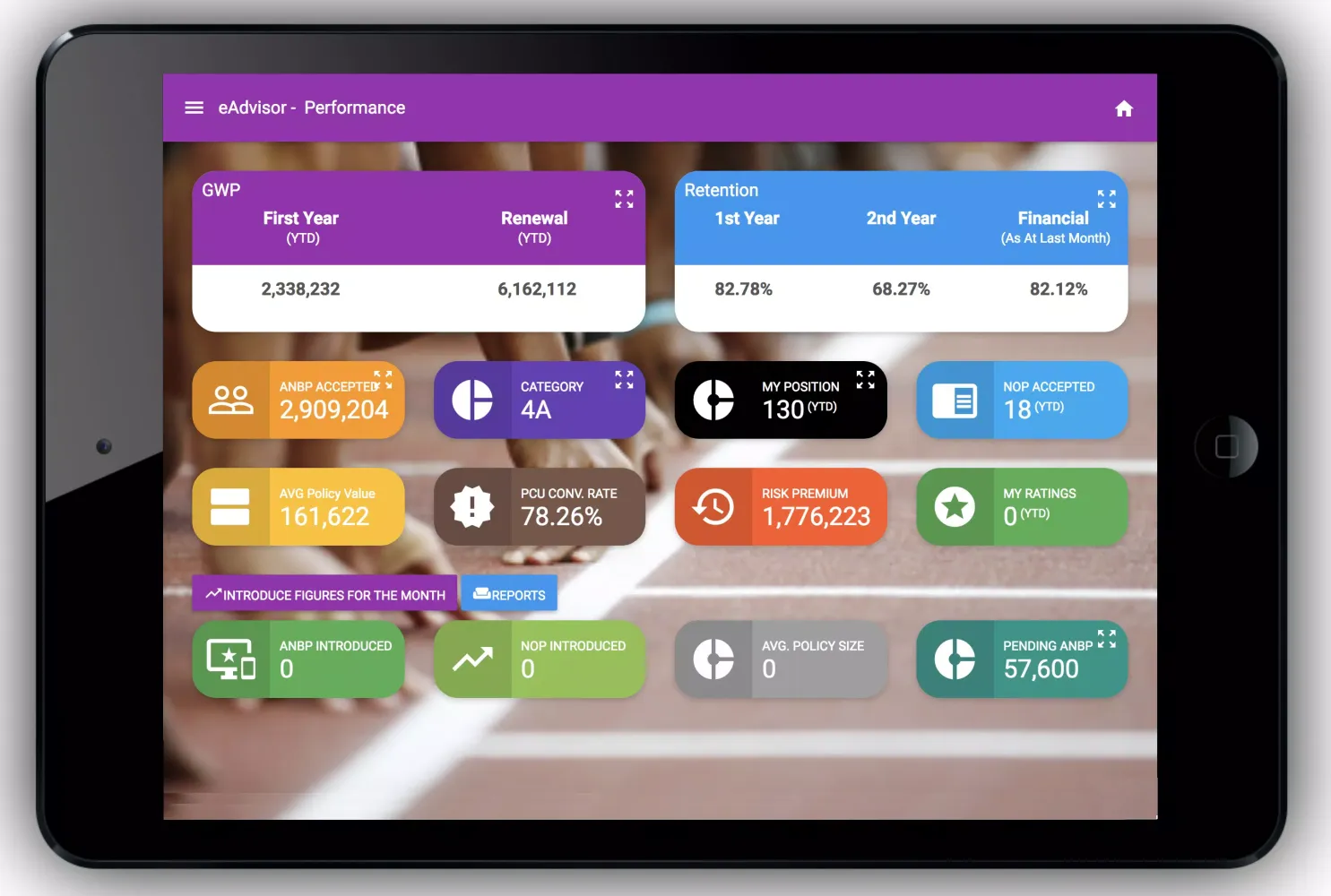 Zrzuty ekranu eAdvisor