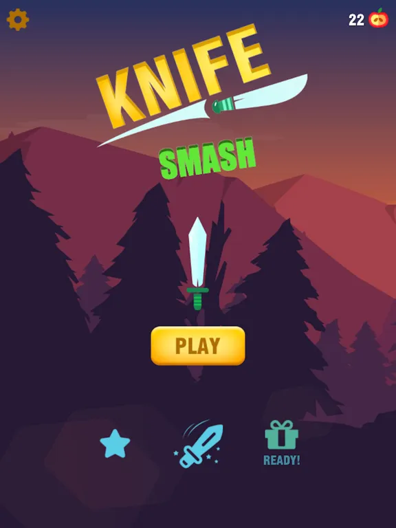 Capturas de tela do Knife Smash - Hit the log iPad 