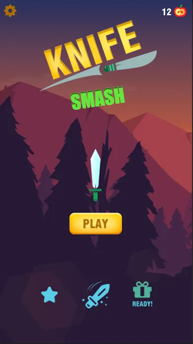 Capturas de tela do Knife Smash - Hit the log