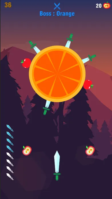 Capturas de tela do Knife Smash - Hit the log