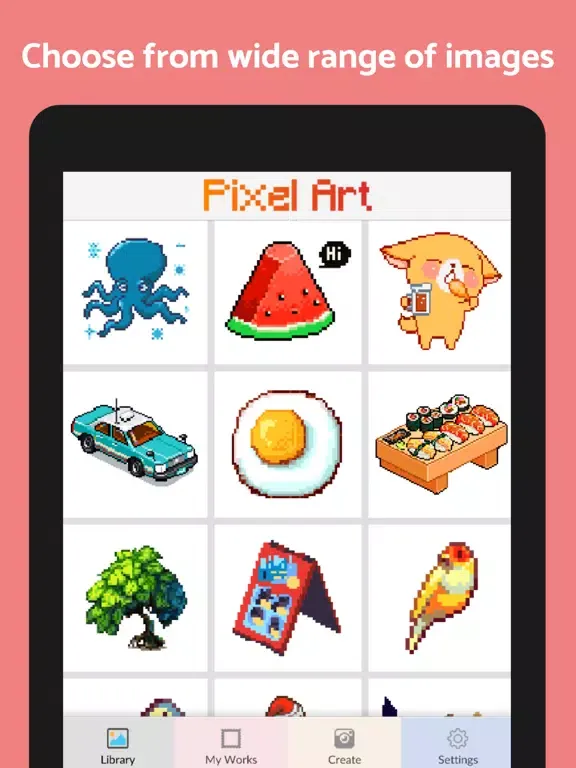 Ảnh chụp màn hình của Pixel Art - Paint by Number iPad 