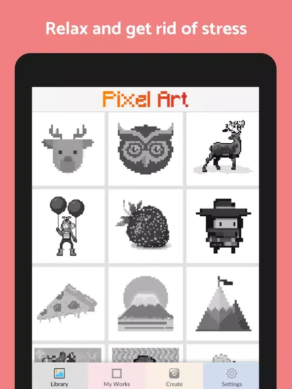 Ảnh chụp màn hình của Pixel Art - Paint by Number iPad 