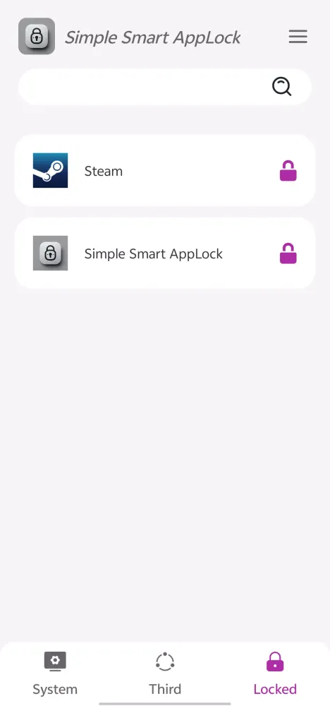 Capturas de tela do Simple Smart AppLock