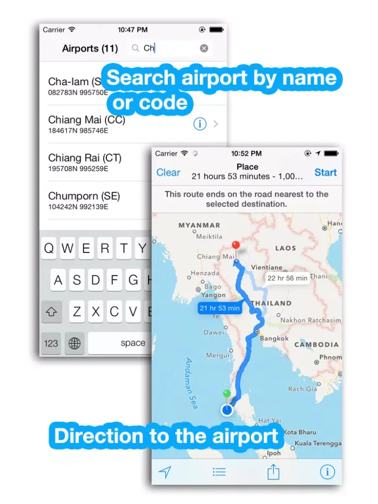 AirNav Pro iPad 應用截圖