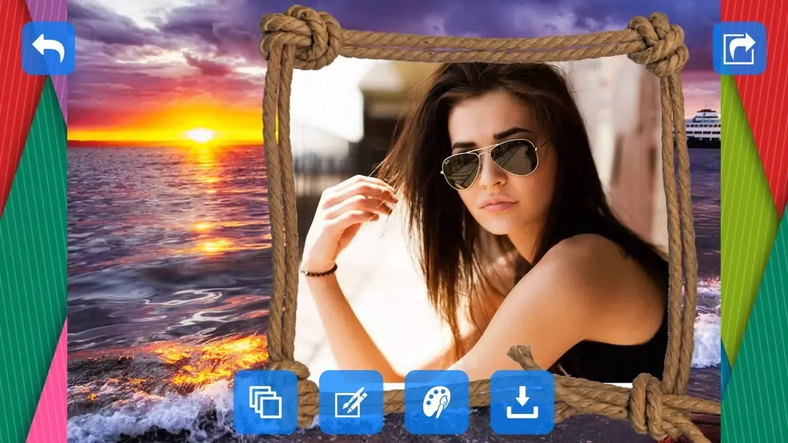 Ảnh chụp màn hình của Beautiful Photo Frames & Photo Editor