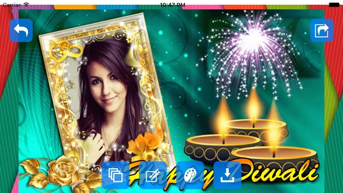Diwali Photo Frame & Photo Editor Screenshots