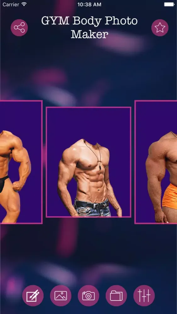 Capturas de pantalla de GYM Body Photo Maker