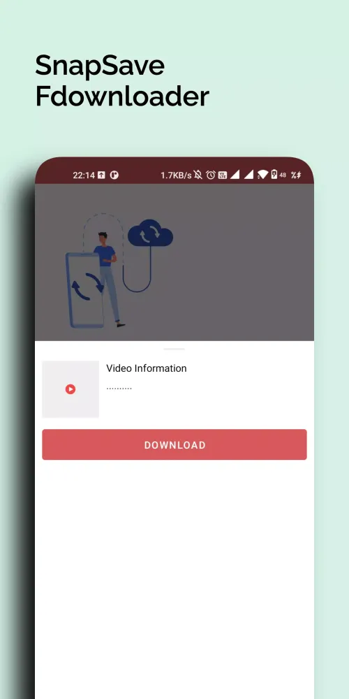 SnapSave - FVideo Downloader应用截图