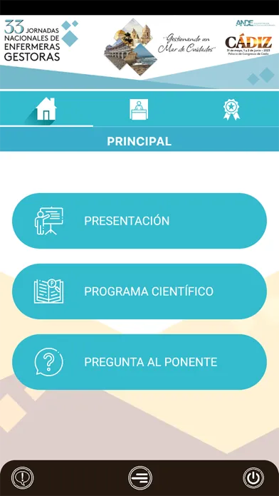 ANDE Congresos Screenshots