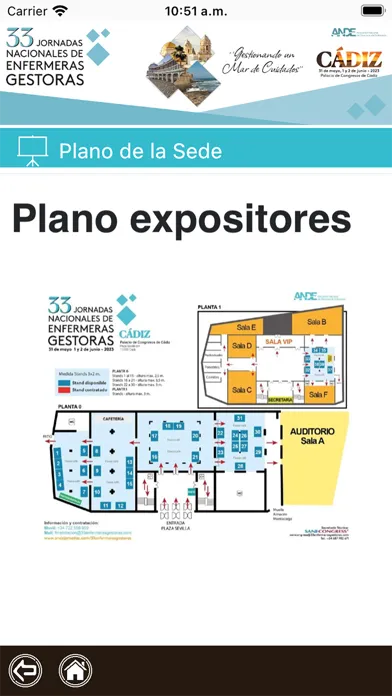 ANDE Congresos Screenshots
