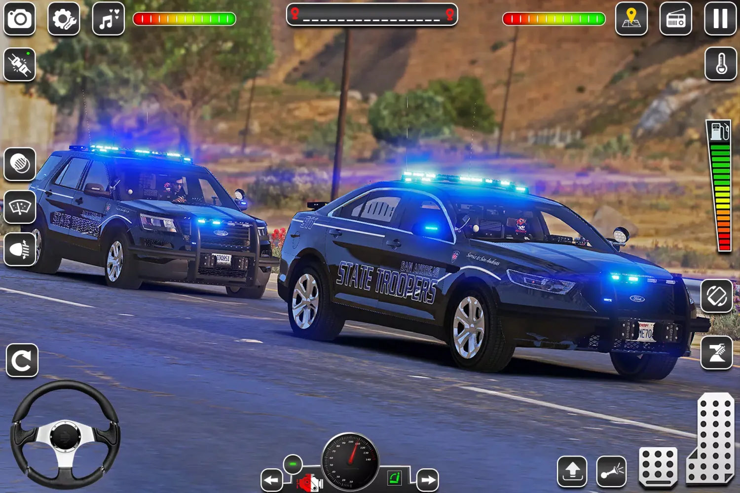US Police Car Chase Game 3D Screenshots