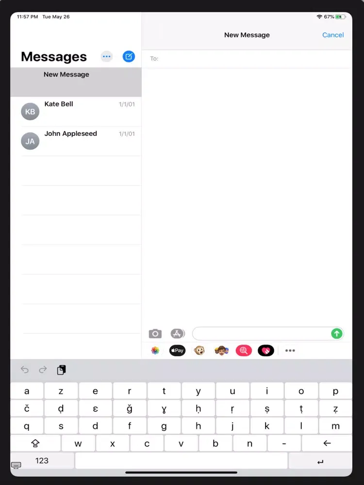 Screenshot di Clavier Kabyle iPad 