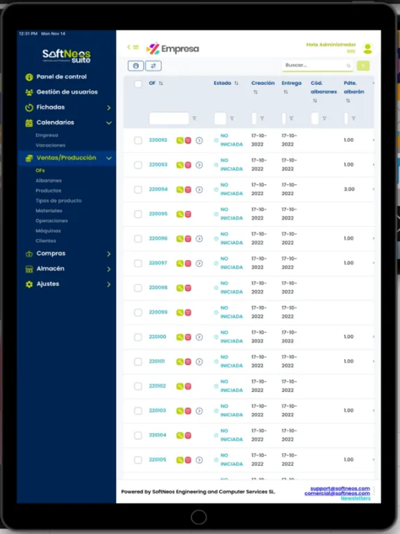 SoftNeos Suite Cloud iPad  स्क्रीनशॉट
