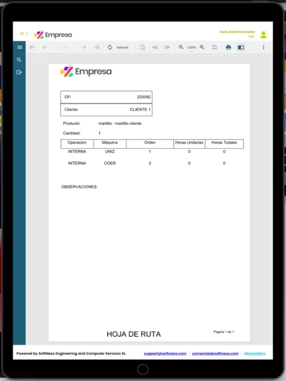 SoftNeos Suite Cloud iPad  स्क्रीनशॉट