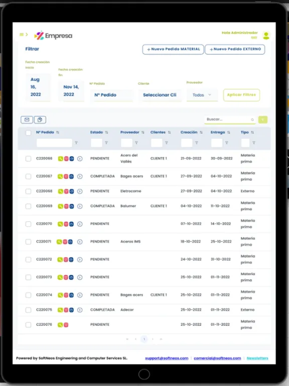 SoftNeos Suite Cloud iPad  स्क्रीनशॉट