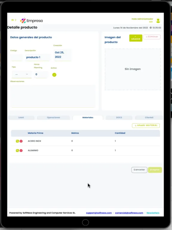 SoftNeos Suite Cloud iPad  स्क्रीनशॉट