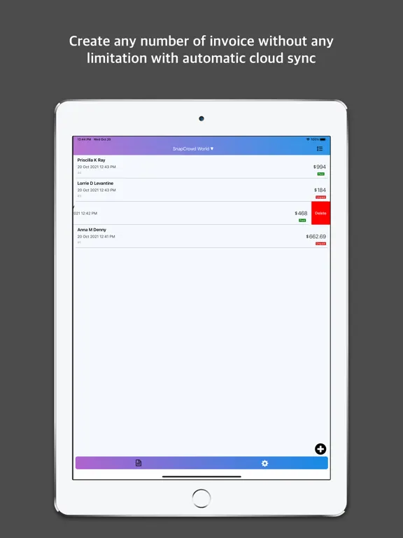 Скриншоты BillNama: Invoice Maker, GST iPad 