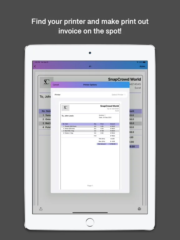 Скриншоты BillNama: Invoice Maker, GST iPad 