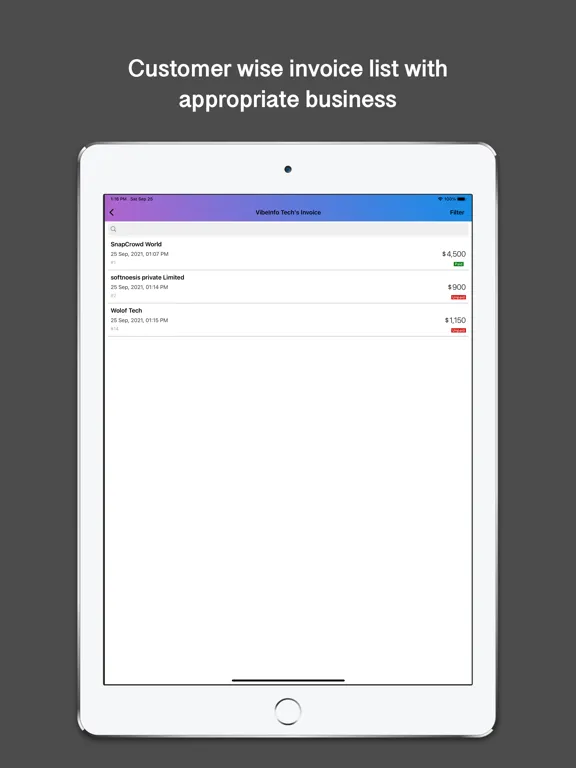 Скриншоты BillNama: Invoice Maker, GST iPad 