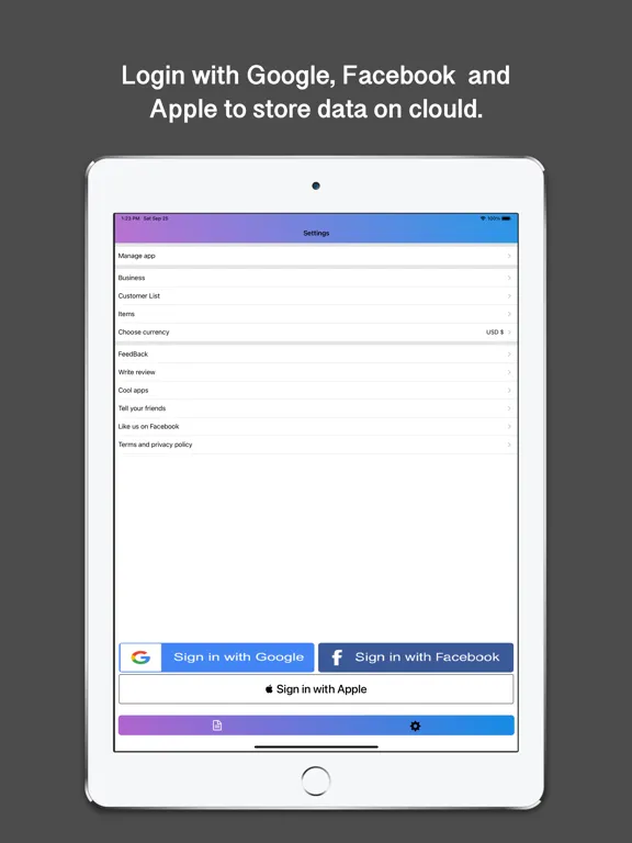 Скриншоты BillNama: Invoice Maker, GST iPad 