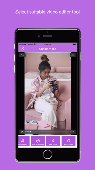 تصاویر Vidtime: Video Maker & Editor