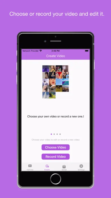 تصاویر Vidtime: Video Maker & Editor