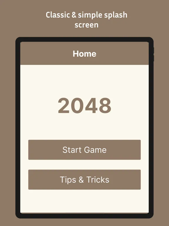 2048 - puzzle number iPad  スクリーンショット