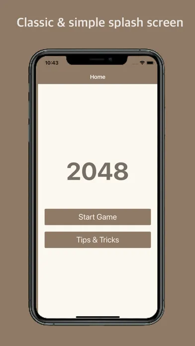2048 - puzzle number スクリーンショット