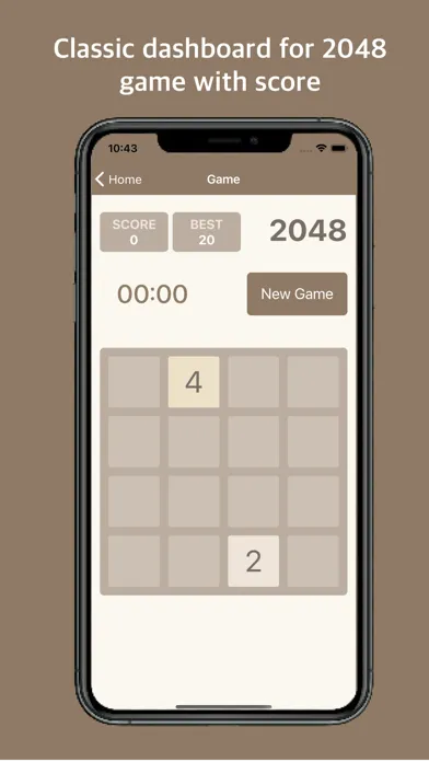 2048 - puzzle number スクリーンショット