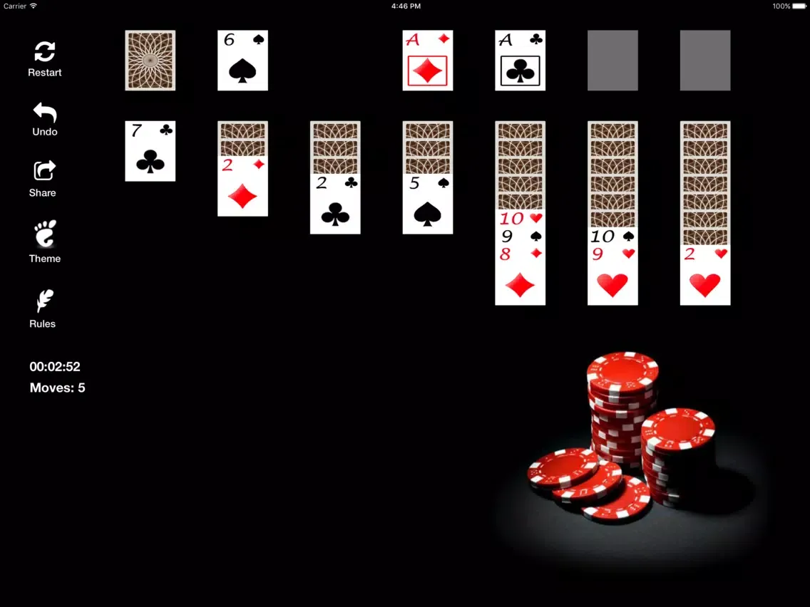 ภาพหน้าจอของ Solitaire Easy Playing Card iPad 