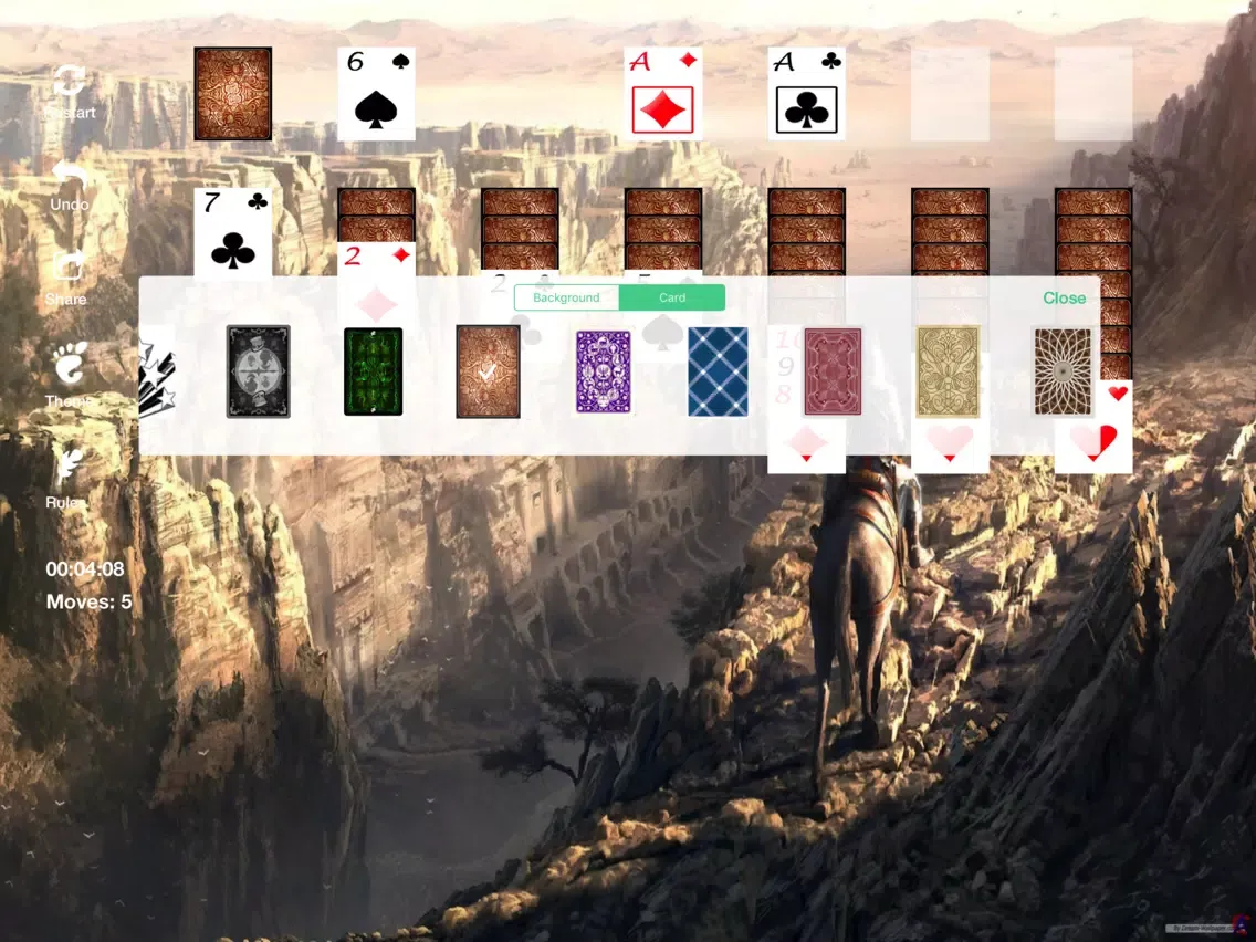 ภาพหน้าจอของ Solitaire Easy Playing Card iPad 