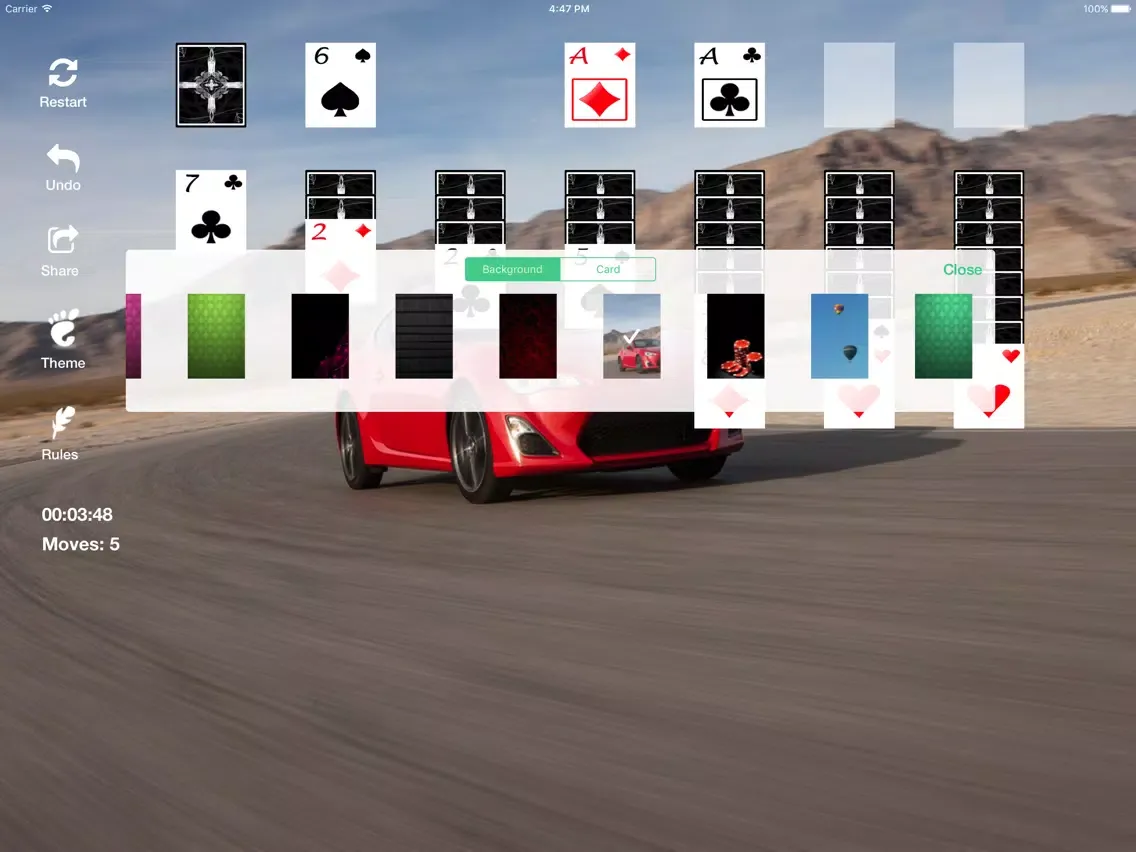 ภาพหน้าจอของ Solitaire Easy Playing Card iPad 
