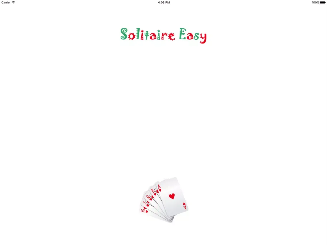 ภาพหน้าจอของ Solitaire Easy Playing Card iPad 