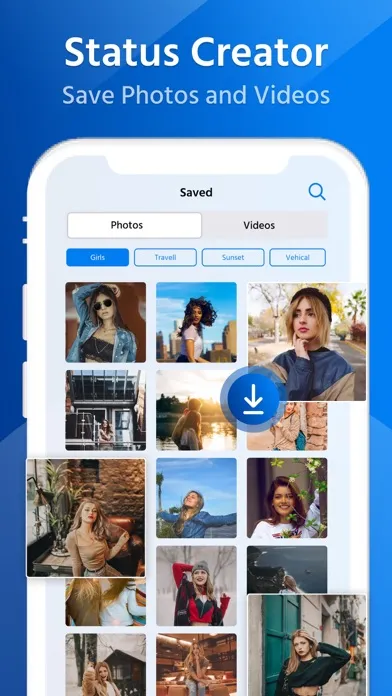 Tangkapan layar Status Saver, Story and Share