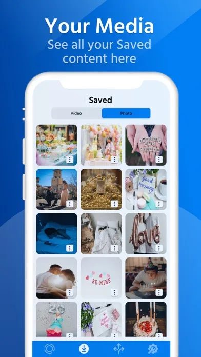 Tangkapan layar Status Saver, Story and Share