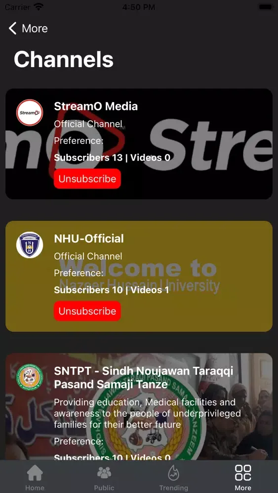 StreamO 스크린샷