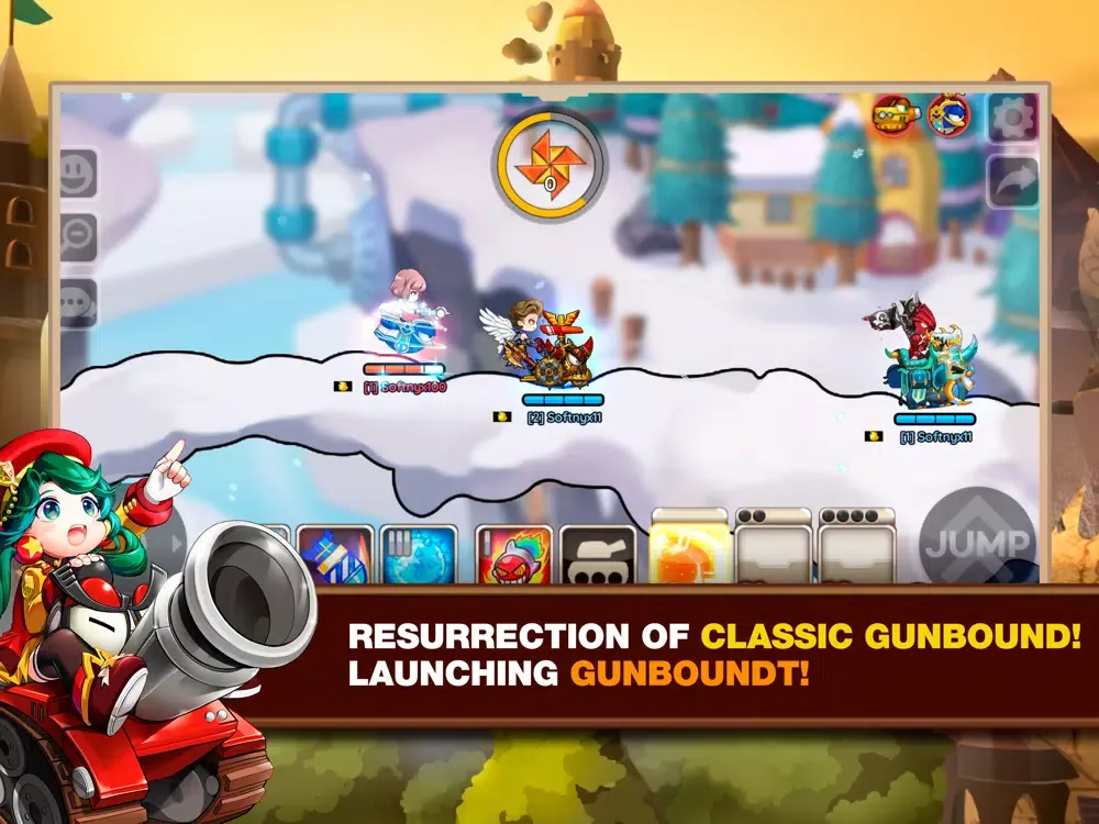 Gunbound T iPad  Screenshots