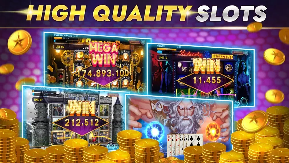 Captures d'écran de Popstar Casino Slots