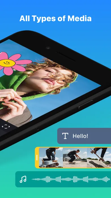 Clideo: Video Editor & Maker سکرین شاٹس